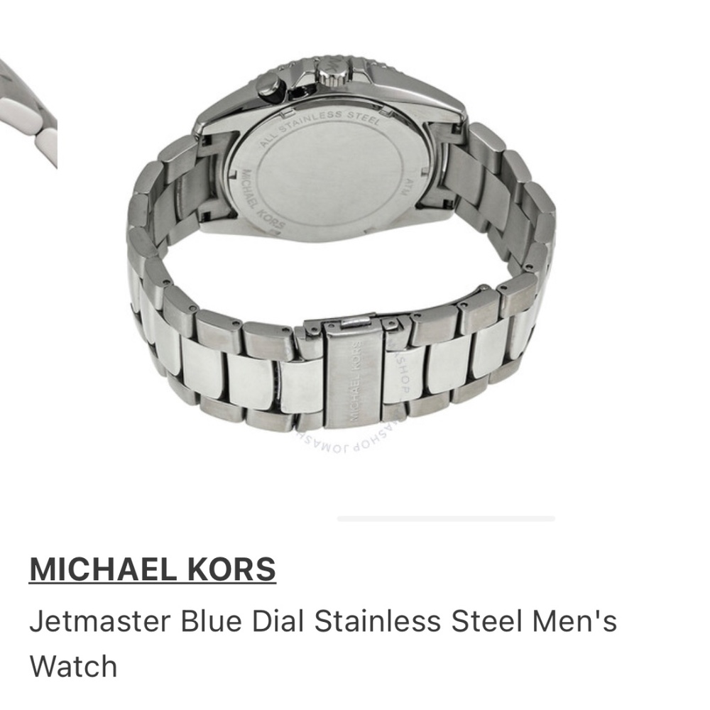 Men’s Michael Kors, Jetmaster, Stainless Steel Quartz Watch MK8400 - Picture 4 of 7